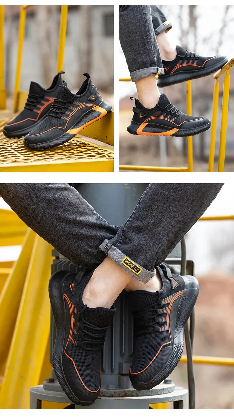 Stahl Sicherheit Casual Atmungsaktive Licht Toe Smashing Anti Stab Arbeit Schuhe Herren_voghion.com