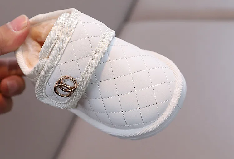 Bottes de neige chaudes d'hiver pour bébés garçons et filles Cutefeet Chaussures décontractées pour enfants Chaussures d'extérieur antidérapantes Plus Cachemire_voghion.com