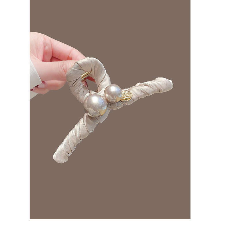 Pearl Grasp Große weibliche Rückseite des Kopfes Curling Kopfstück High End Exquisite 2024 Neue koreanische Haarspange_voghion.com