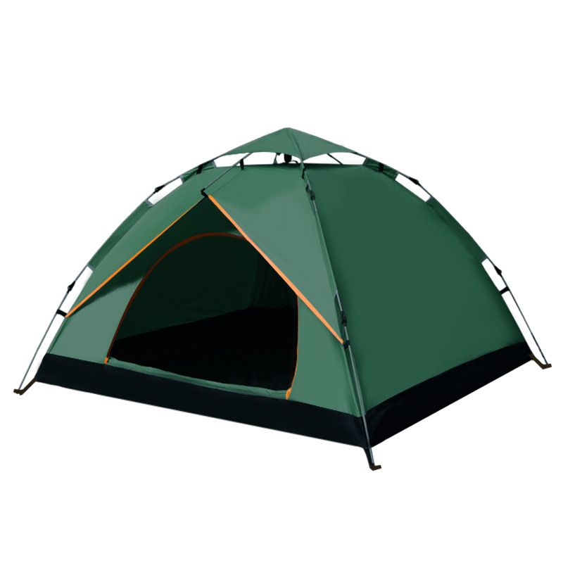 Outdoor Fully automatic two speed 3-4 people wilderness beach camping tents_voghion.com
