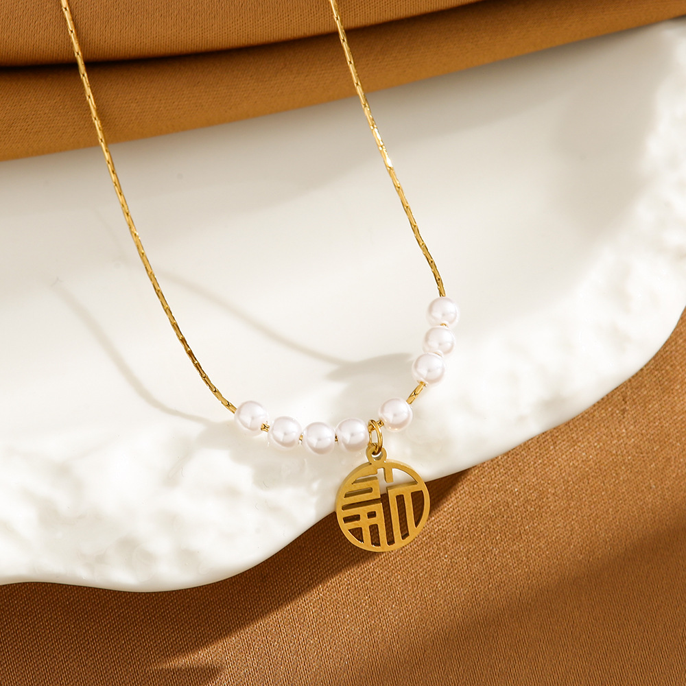 Hot Selling Elegant Women's Temperament Titanium Steel Necklaces for Couples High-quality Necklaces for Multiple Styles of Accessories Fast Delivery_voghion.com