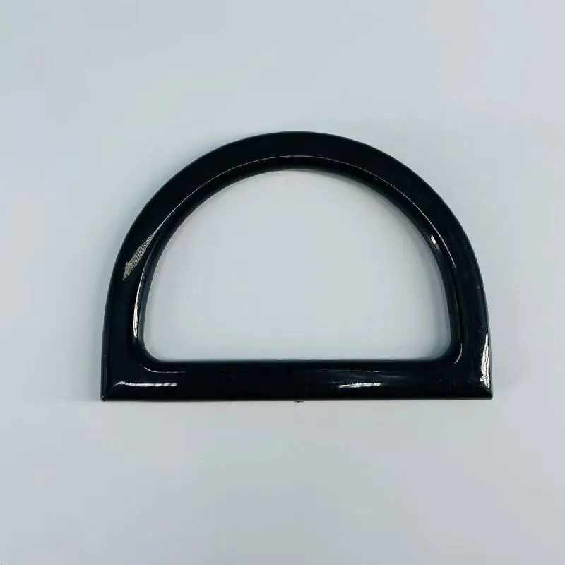 1PC D-Form Harzgriff für handgefertigte Handtaschen-Geldbörsenrahmen DIY Frauen gewebte Accessoires Mode-Taschengriffe_voghion.com