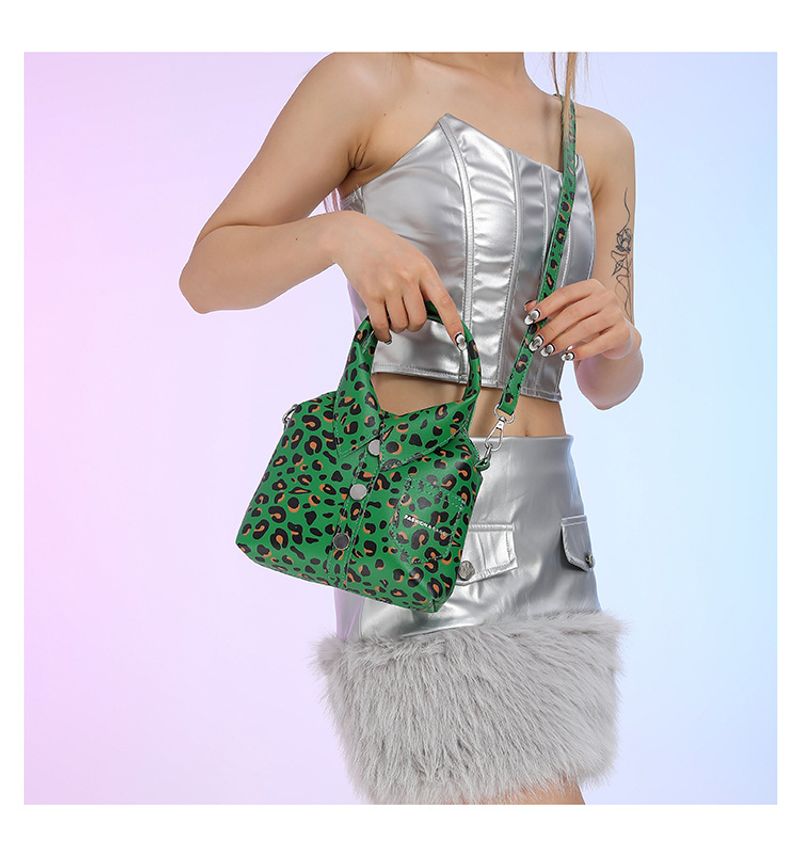2024 neue PU trendige personalisierte täglic Leopardenmuster kleine Tasc einfac Damentasc Umhängetasc_voghion.com