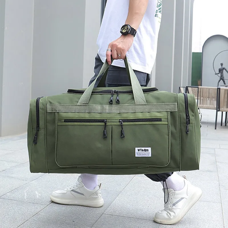 70L Gym Bags Lage Foldable Sport Travel Duffel For Women Men Handbag Multifunction Large 70CM Weekender Bag_voghion.com