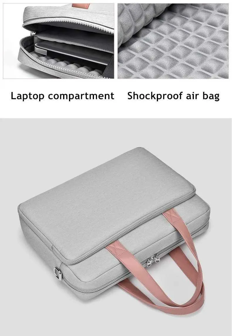 Stoßfeste Messenger-Laptoptasche 141516 Zoll Handtasche Aktentasche Mann Dame Schultertasche für Buch Notebook Tablet PC Ba241101_voghion.com