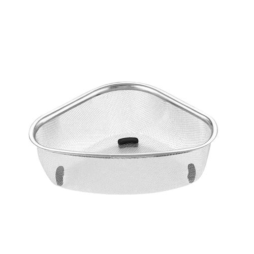 Abtropfkorb für Küchenspüle, Edelstahl, dreieckig, für Lebensmittel, Gemüse, Eier, Filter, Aufbewahrung, Organizer, Küchenregal, Abtropfgestell_voghion.com