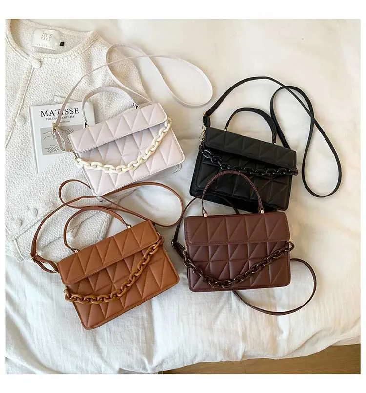 Modna krata Wen Shoe Fi Chain Cross Body Bag Markowe torebki i portfele designerskie Mała torebka z klapką Y241026_voghion.com