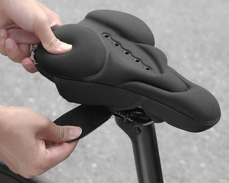 93% Positive Review Rate: Western Rider Cushion Memory Cotton Soft Cushion, Thickened Silicone Mountain Bike Seat Cover,_voghion.com