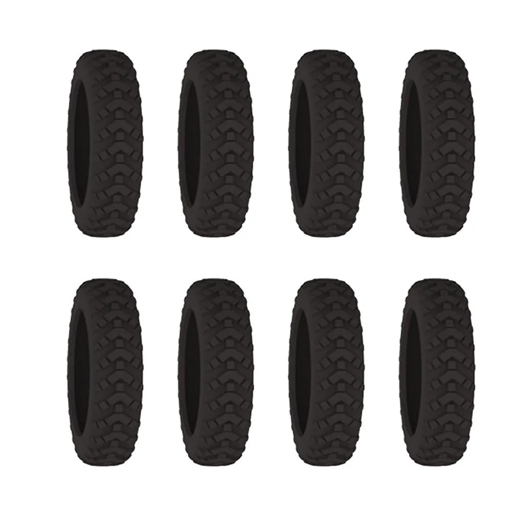 8PCS Suitcase Wheels Silicone Protection Travel Lage Caster With Silent Sound Reduce Noise Trolley Casters Cover_voghion.com