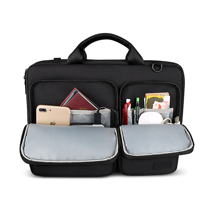 Geantă de laptop rezistentă la șocuri 13,3 14 15,6 16 inch pentru notebook, husă pentru Macbook Xiaomi Air Pro hp13 15 umăr servietă femei genți_voghion.com