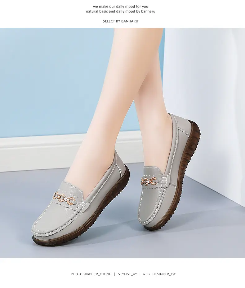 Comfortable Soft Sole Non-slip Flat Beanie Women's Casual Shoes_voghion.com