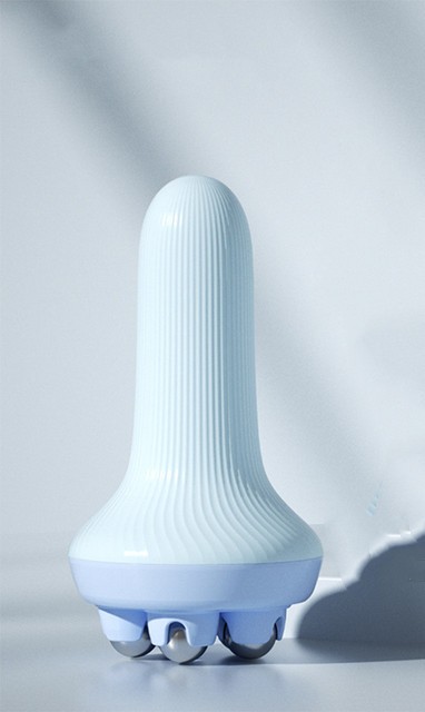 Massaggiatore manuale a sfera in acciaio inossidabile da 360 gradi, rullo per massaggio, terapia del corpo, massaggiatore per collo, schiena, spalle, strumenti per lifting del viso_voghion.com