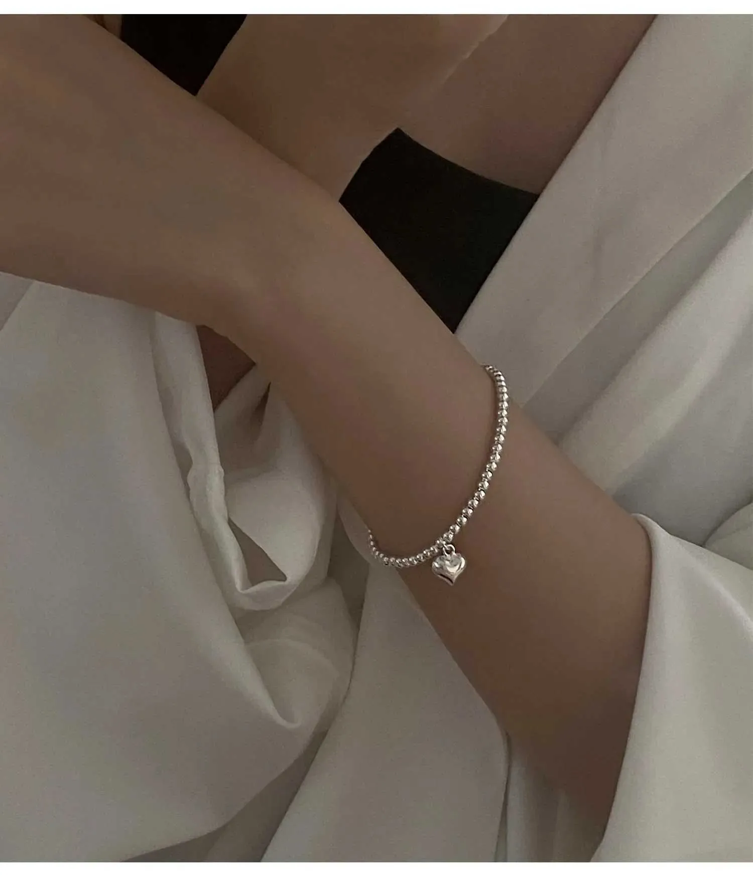 Bangle S Sterling Sier Star Love Häerz Anhänger Ronn Perl Perl Bracelet Meedercher Séiss Romantesch Stil Kaddoe fir Léifsten_voghion.com