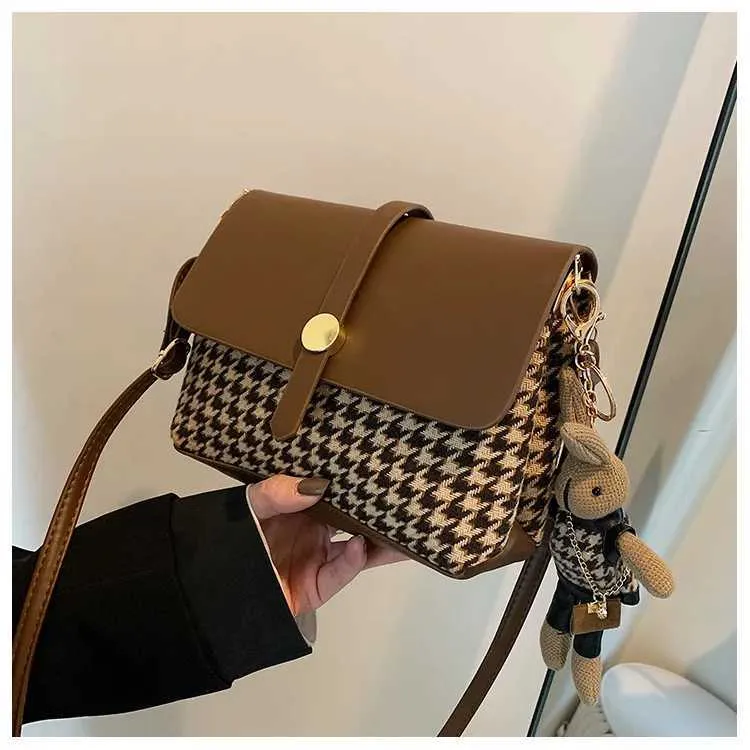 Schoudertas voor dames kleine vierkante design handtas_voghion.com