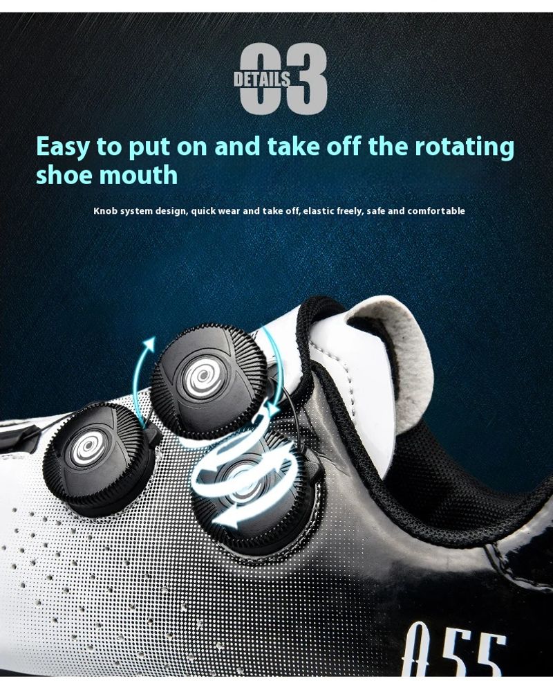 Cost performance Men's ultra light self-locking professional flat shoes, optional D-pedal, road bike compeon_voghion.com