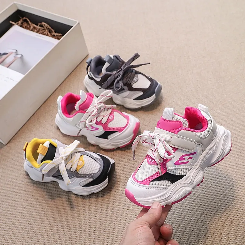 Tênis de corrida esportivos de algodão quente para meninos e meninas, moda inverno 2024, casual, infantil, confortável, para crianças de 4 a 15 anos_voghion.com