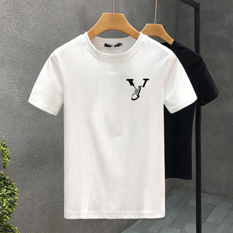 Brand Design 100% Cotton High Quality Printing Couple Tees Summer Haruku For Men Women Short Sleeve T-shirt Asian Size