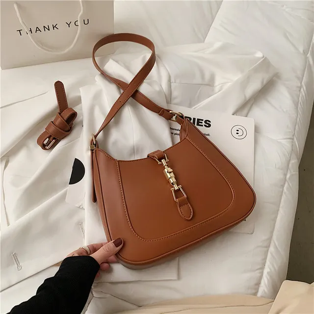 Women's Shoulder Bag Solid Colour Fashion Messenger Handbag_voghion.com