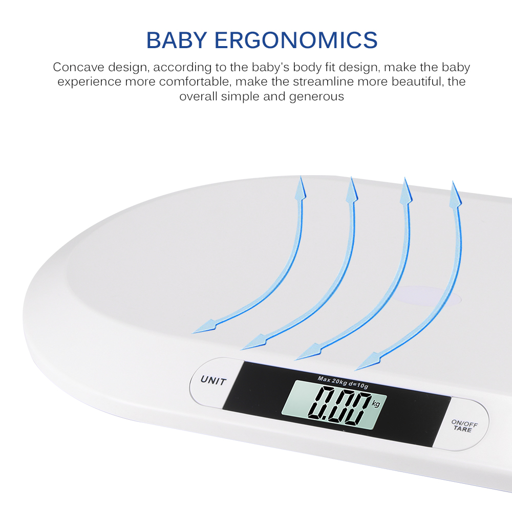 LED Display Newborn Baby Pets Infant Scale Abs Lcd Display Weight Toddler Grow Electronic Meter Digital Professional Up To 20Kg_voghion.com