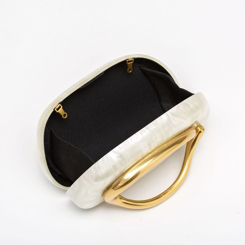 Borse da donna, nuove, a tracolla singola, a forma speciale, in acrilico, alla moda, per matrimoni e cene_voghion.com