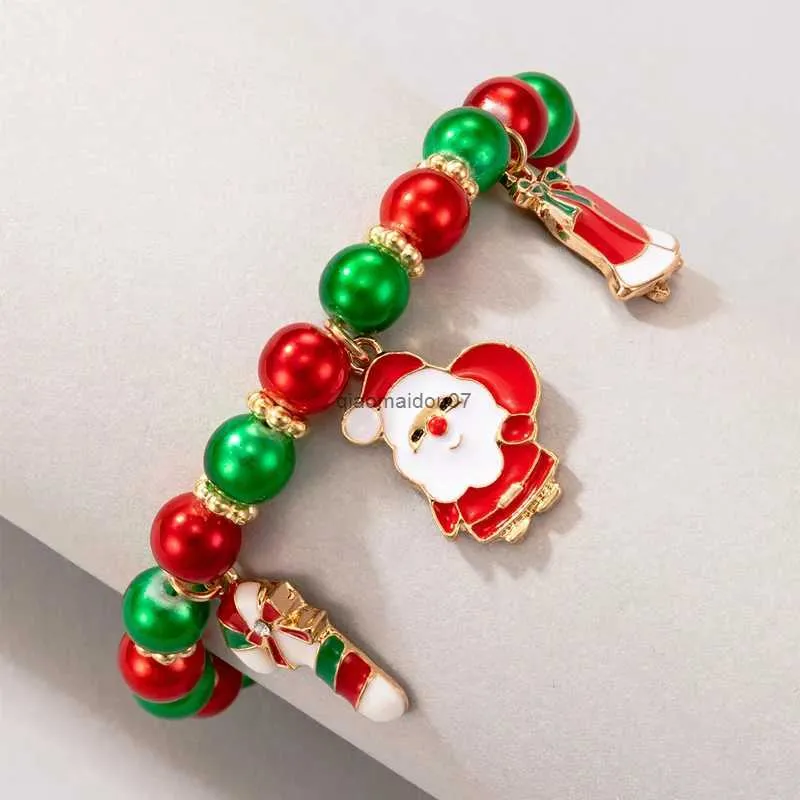 Weihnachts-armband Mit Perlen Für Damen Nikolaus Schmuckstück_voghion.com