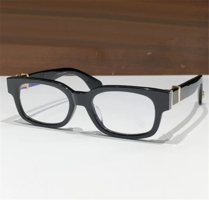 Nuovo design alla moda da uomo, montatura quadrata ottica 8233 retrò in acetato, stile semplice e popolare, forma versatile_voghion.com