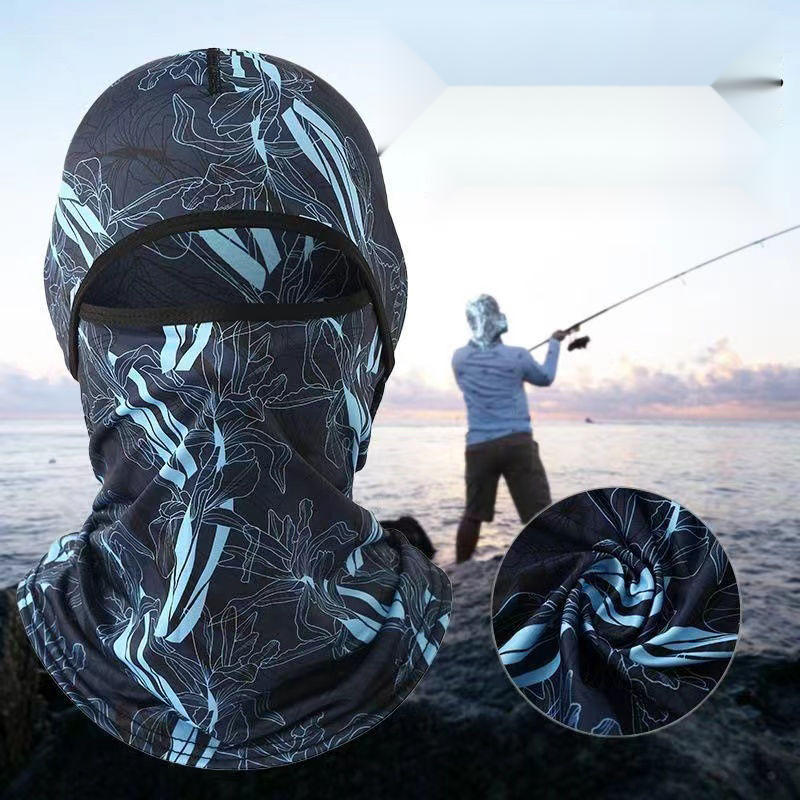 New summer headgear with ice silk, sun UV protection, riding face mask, cool, quick drying, breathable outdoor helmet_voghion.com