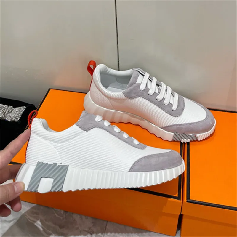 til mænd kvinder træningssko udendørs grøn sort afslappet designersneakers løbe dame herre flade joggingsko med æske_voghion.com