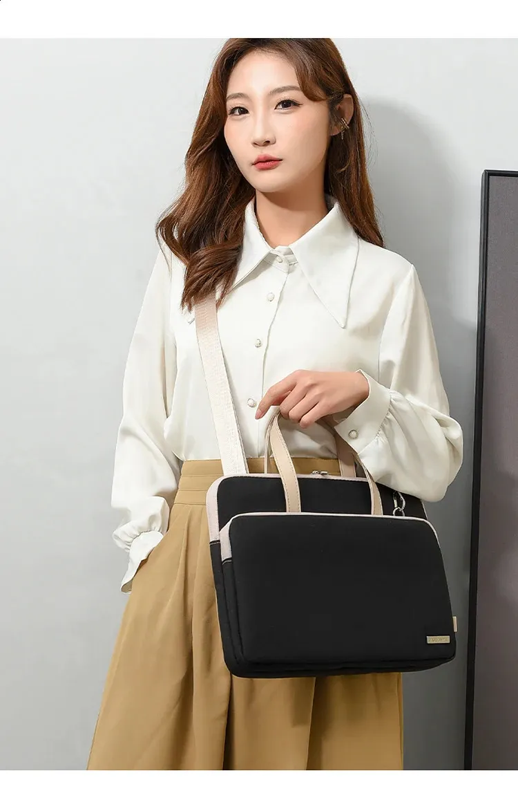 Laptop Sleeve Bag For book Air 13 14 15.6 inch Protective Carrying Case Shoulder Handbag 240907_voghion.com