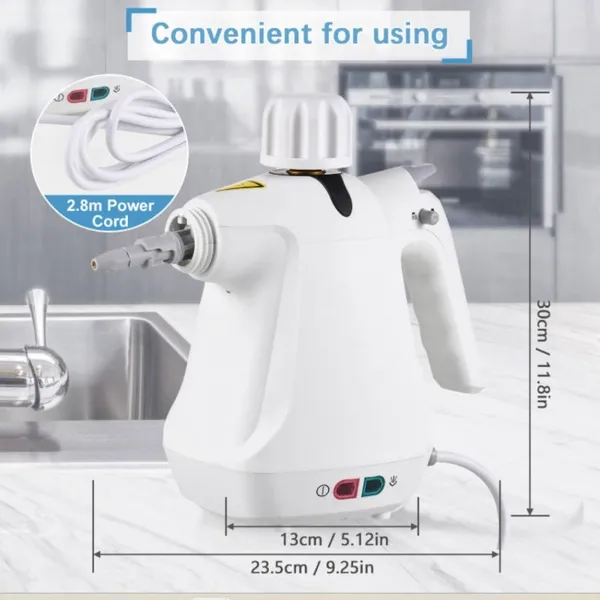Handheld Steam Cleaner Set High Pressure Multi Purpose Cleaning_voghion.com