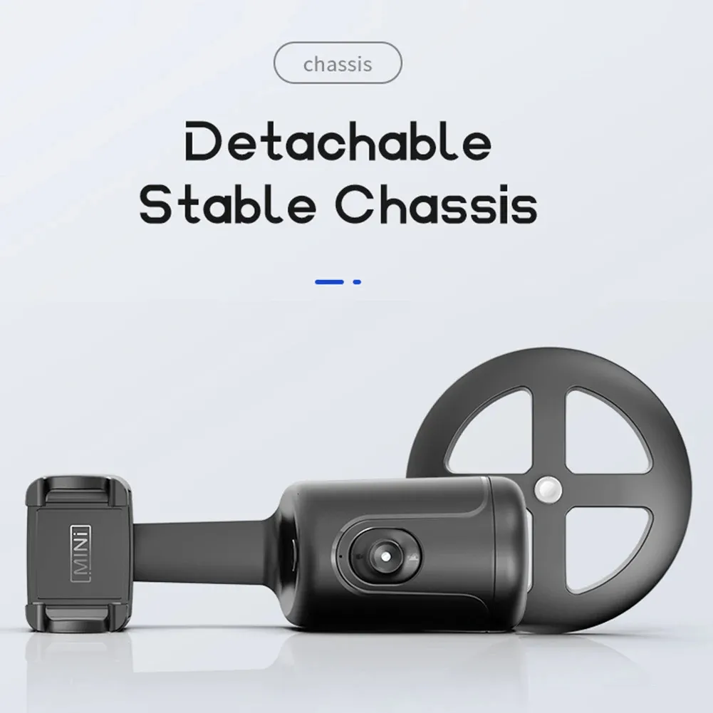 360° rotation intelligent følg gimbal stabilisator AI kameragenkendelse krop ansigtssporing til live fotografoptagelse_voghion.com