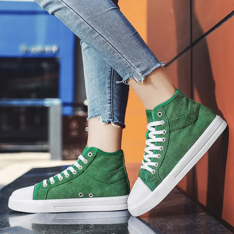 Sneakers Skateboarden Dames Heren Unisex Lichtgewicht Hoge Canvas Schoenen Koppels Wandelen Mannen Gig Maat 36-46_voghion.com