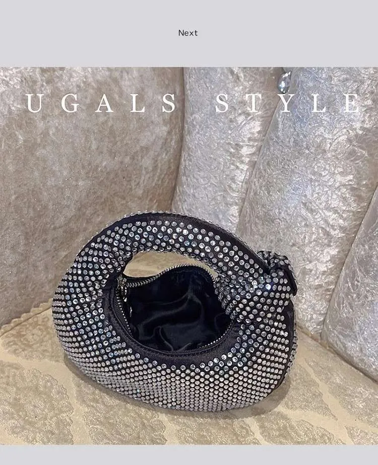 Borsa a tracolla da donna in raso con motivo a quadri, da sera, da sposa, da sera, da strada_voghion.com