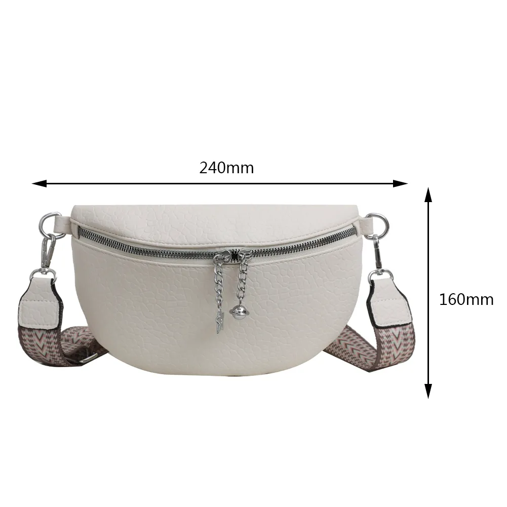 Fash Shoulder Elegant PU Leather Underarm Bag Casual Portable Simple Ethnic Style Straps Adjustable For Weekend_voghion.com