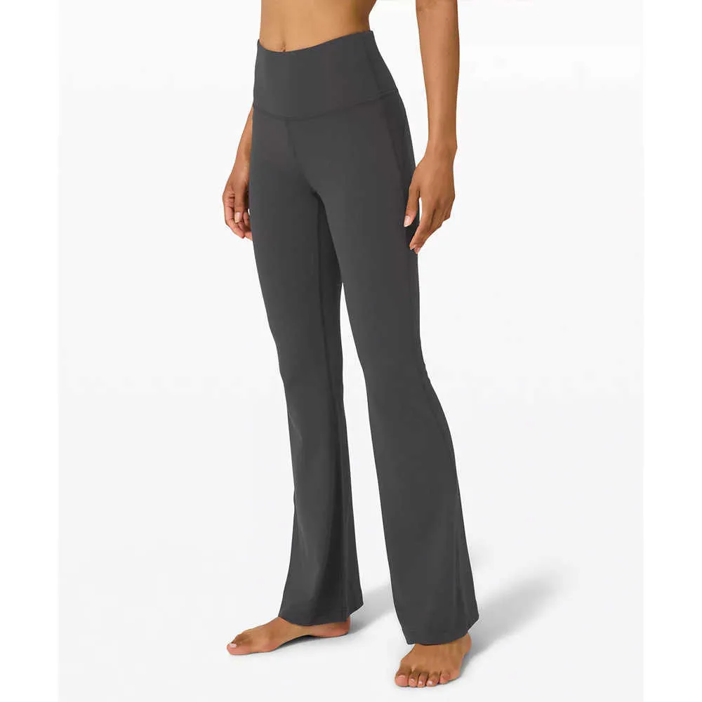 Nadrág Női Alkalmi Sport Kiszélesedő Groove Leggings Magas derekú Rugalmas Jóga Igazítás Ruhák Széles Lábas Futótánc Edzés_voghion.com