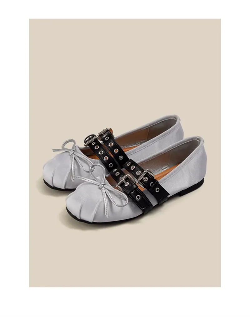 altura aumento interno feminino 4CM primavera e verão corte leve cor bloqueando um e com arco sapatos de dança de balé grátis_voghion.com