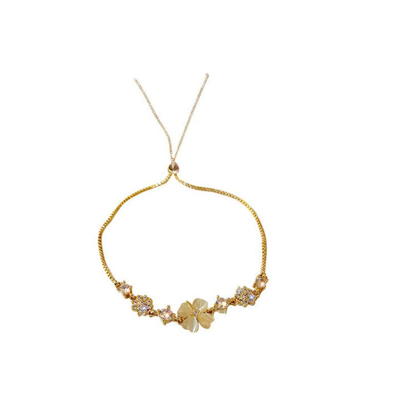 Hot Selg Versatile Pearl Female Instagram Style, Niche, High-end Feel, Titanium Steel Couple Bracelet, And Bracelet_voghion.com