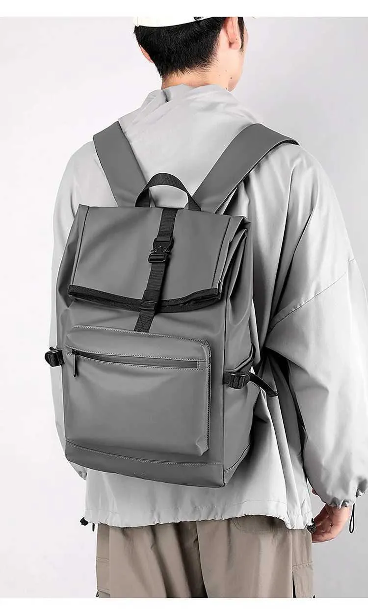 Zaino da uomo d'affari urbano da 17 pollici Zaino alla moda Zaino di alta qualità Zaini per laptop multifunzione di grande capacità_voghion.com