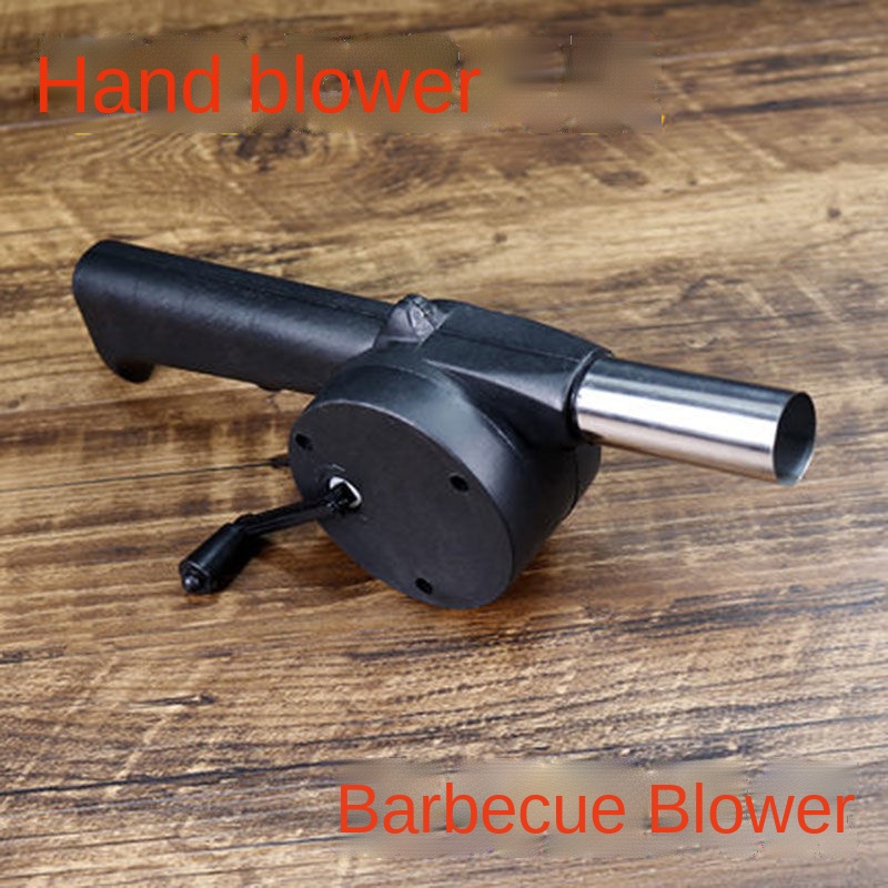 Soffiatore a mano per uso domestico soffiatore per barbecue portatile piccolo asciugacapelli accessori per barbecue all'aperto strumenti_voghion.com