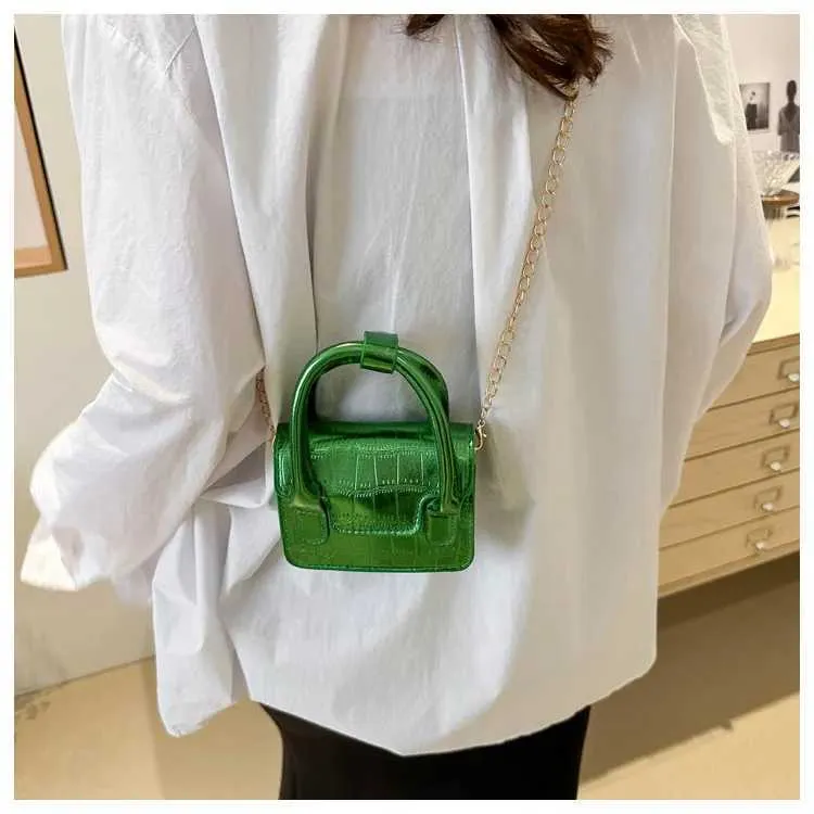 Naiste Mood Mini Crossbody kotid Täiskivist prinditud klapp vabaaja kett-õlakott Naistele Mitmekülgne Square Messenger_voghion.com