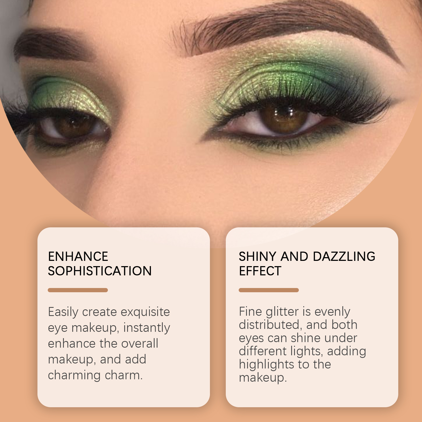 Eelhope Flydende Glitter Øjenskygge Langtidsholdbar Shimmer Højglans Let Blend Daglig Brug Øjenmakeup_voghion.com