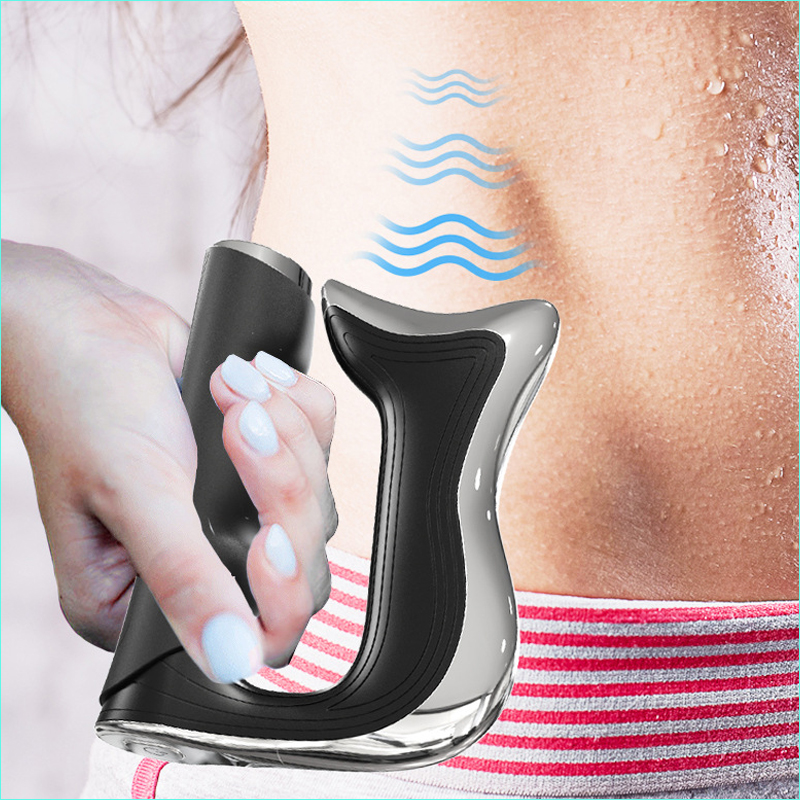 Sähköinen faskiapistooli Mikrovirtahieronta Lihasten rentoutus Sähköinen kaapiminen NMES Faskiaveitsi Lihaskivun kuntoutus_voghion.com