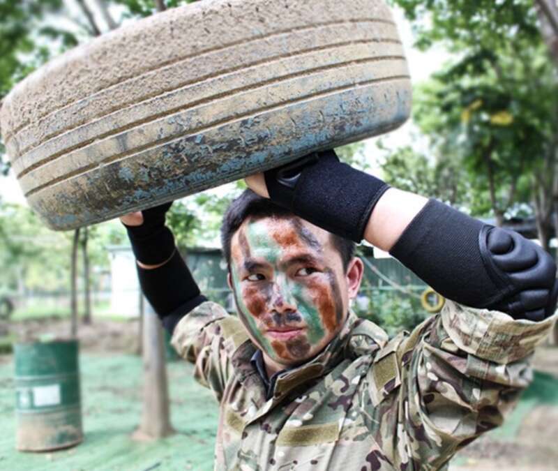 Ensemble de protection pour genoux, coudes et poignets, rampant tactique, anti-collision intégré, entraînement renforcé, sports de plein air_voghion.com