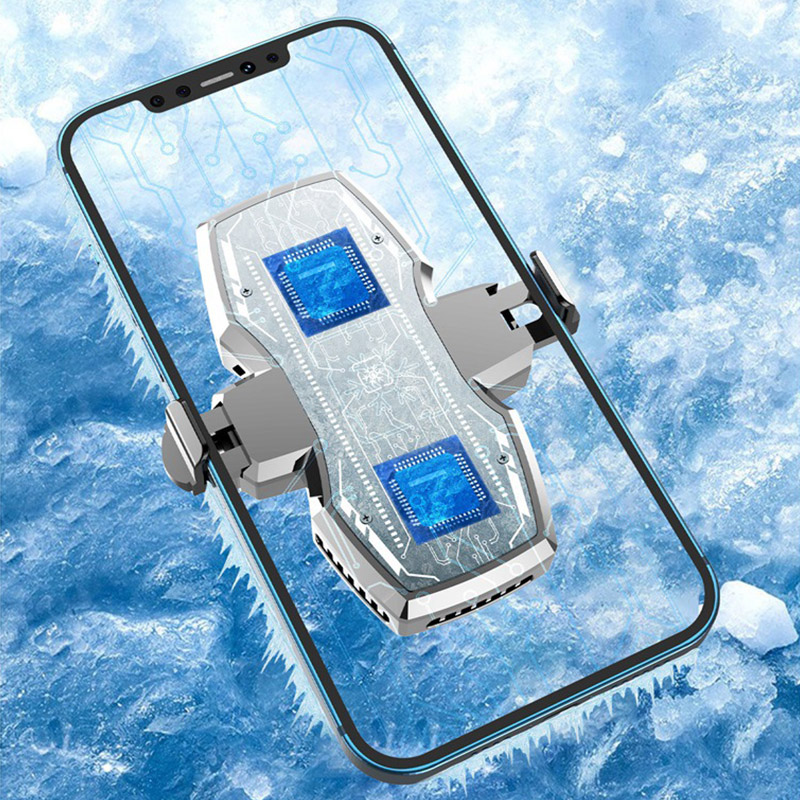 Uniwersalny Mini Telefon Komórkowy Wentylator Chłodzący Radiator Turbo Hurricane Gra Cooler Telefon Komórkowy Chłodnica Do iPhone'a/Samsunga/Xiaomi_voghion.com
