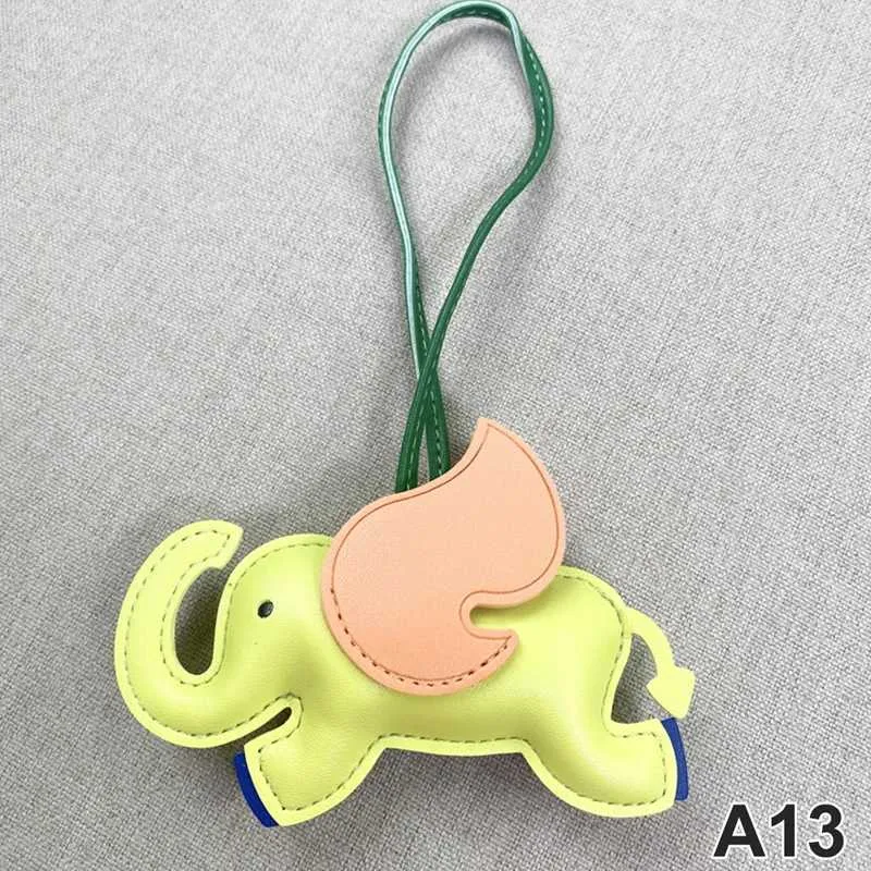 Designer de modă din piele PU aripi zburătoare elefant umeraș breloc pandantiv pentru femei accesorii pentru geantă de mână_voghion.com