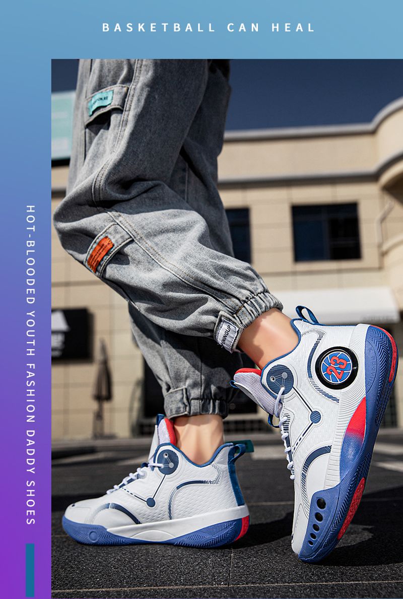 Basketballschuhe Herren Jugend atmungsaktive Schuhe echte Student Turnschuhe Kindersportschuhe Damenstiefel_voghion.com