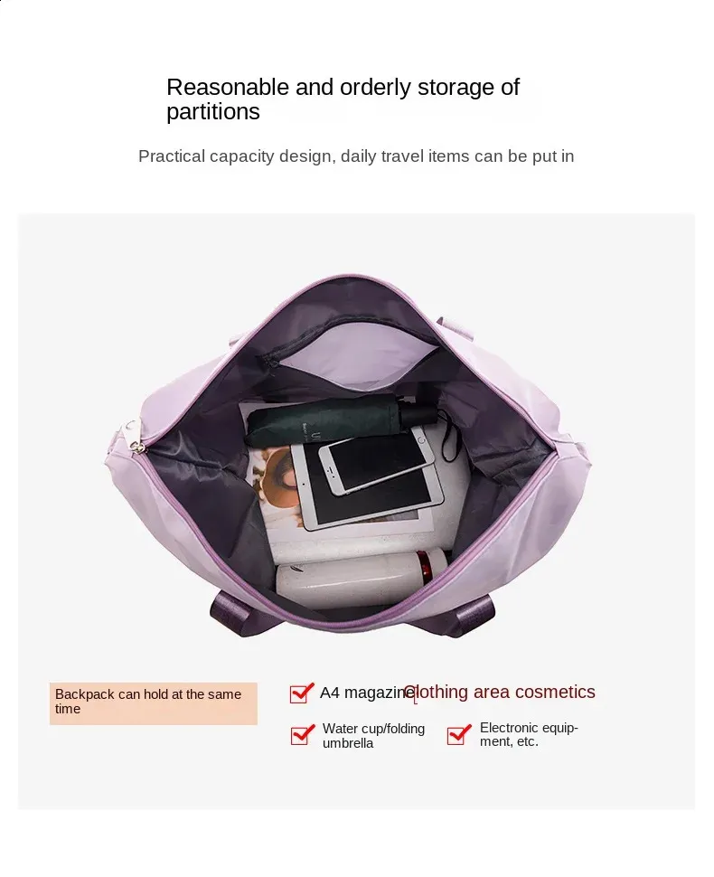 Foldable Storage With Wheels Expandable Portable Lage Bags Outdoor Travel Rolg Pack Large Capacity Woman Shopping Bag_voghion.com