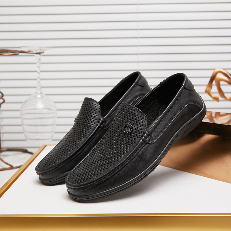 New leather men's comfortable leather shoes_voghion.com