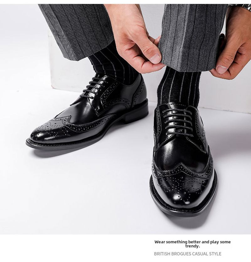 Japanse grensoverschrijdende zakelijke leren schoenen voor heren_voghion.com