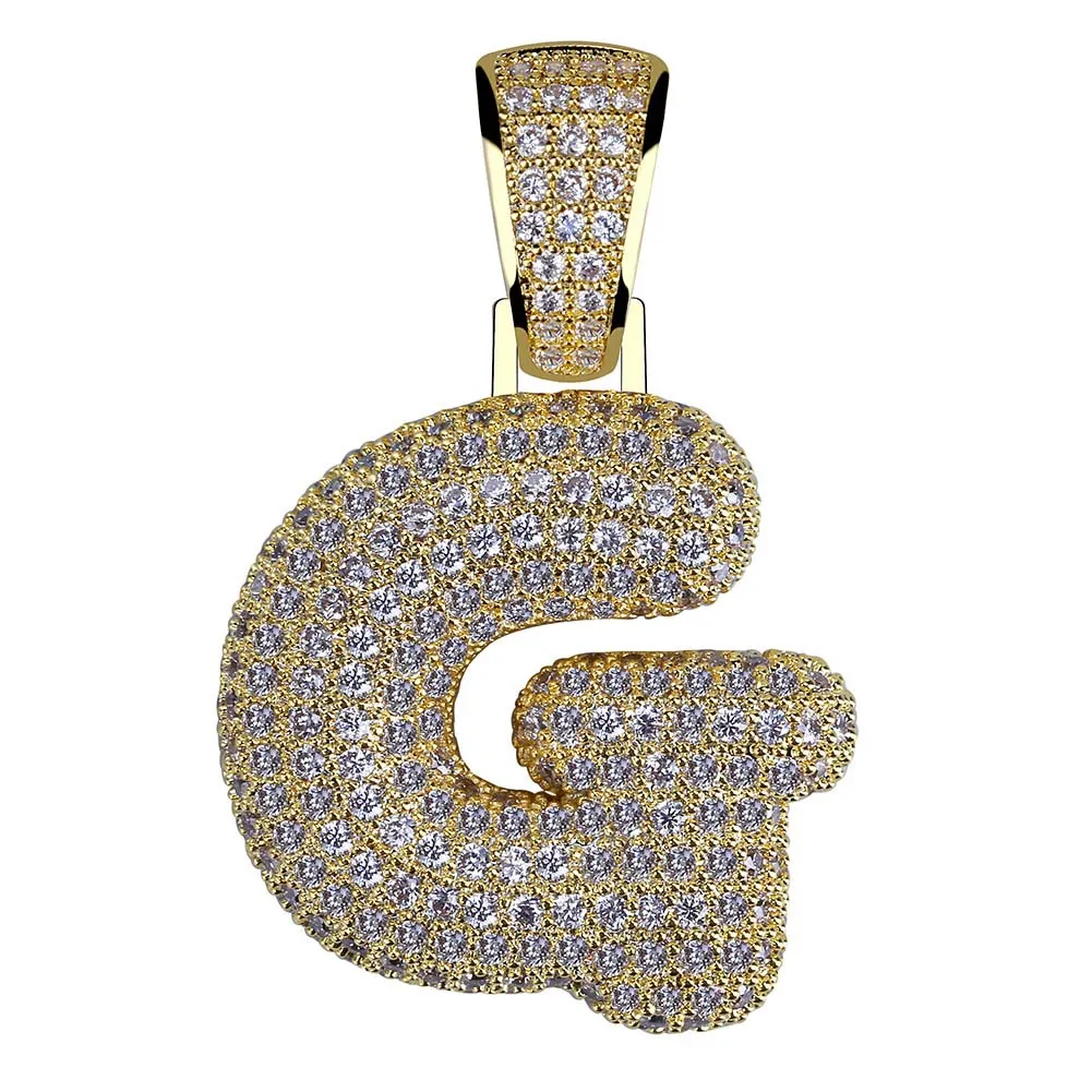 Gioielli Hip Hop da uomo, moda, collana con ciondolo a forma di lettera ghiacciata, lettere iniziali in oro, collane per uomo_voghion.com